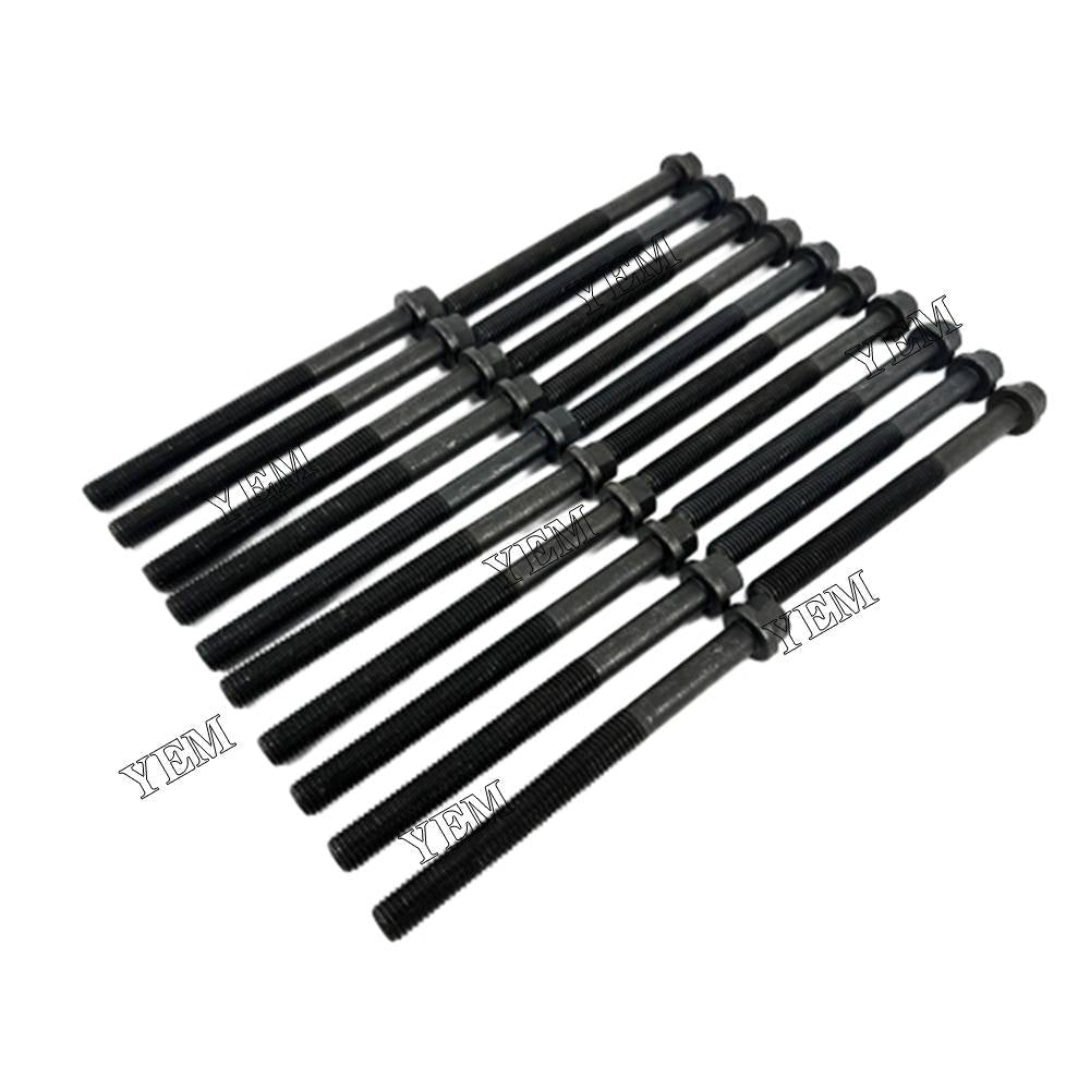 YEM Parts 20X 12200620 Cylinder Head Bolt For Weichai WP6D4158E Engine For Weichai