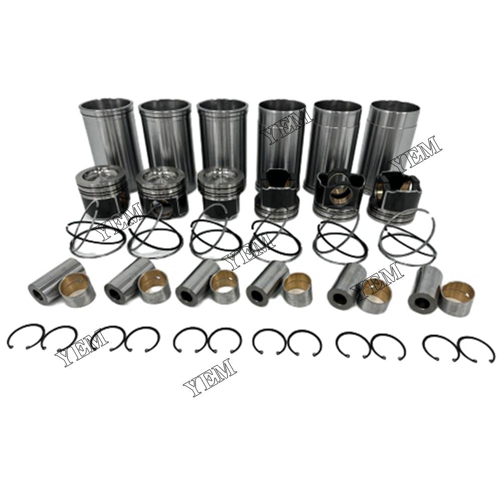 YEM Parts 6X Cylinder Liner Kit For John Deere 6090 diesel engine spare parts For John Deere