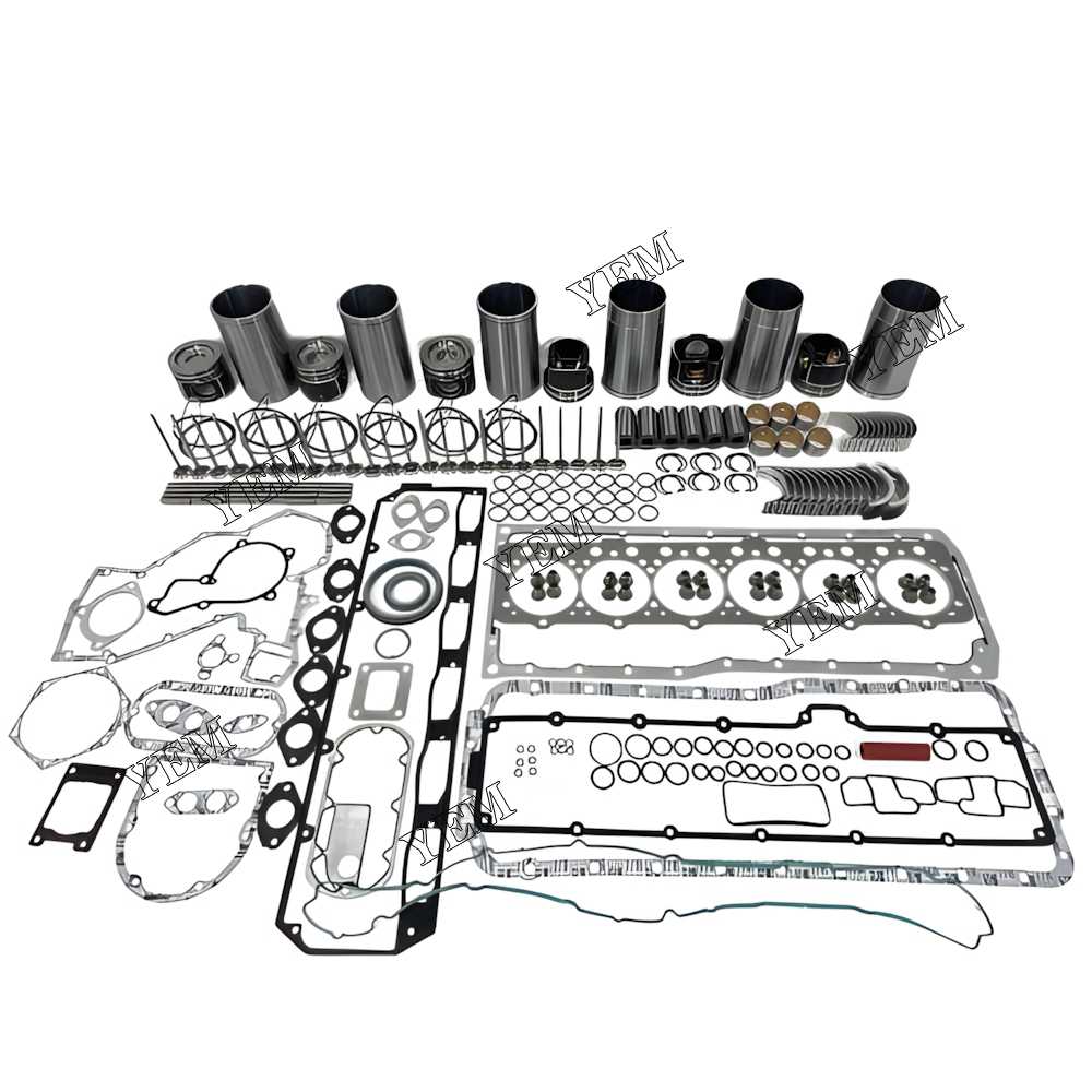 YEM Parts Overhaul Rebuild Kit With Gasket Set Bearing-Valve Train For John Deere 6090