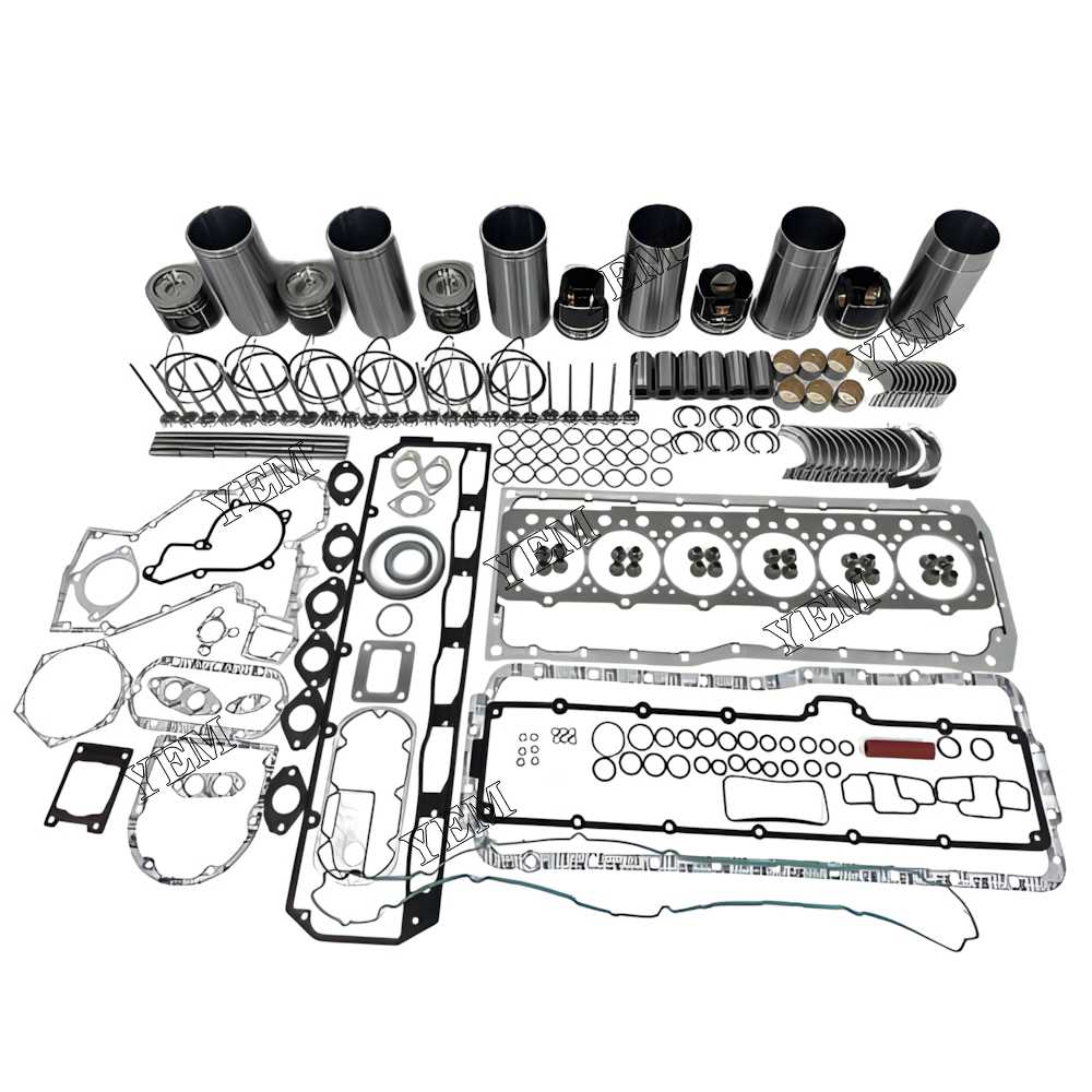 YEM Parts Overhaul Rebuild Kit With Gasket Set Bearing-Valve Train For John Deere 6090