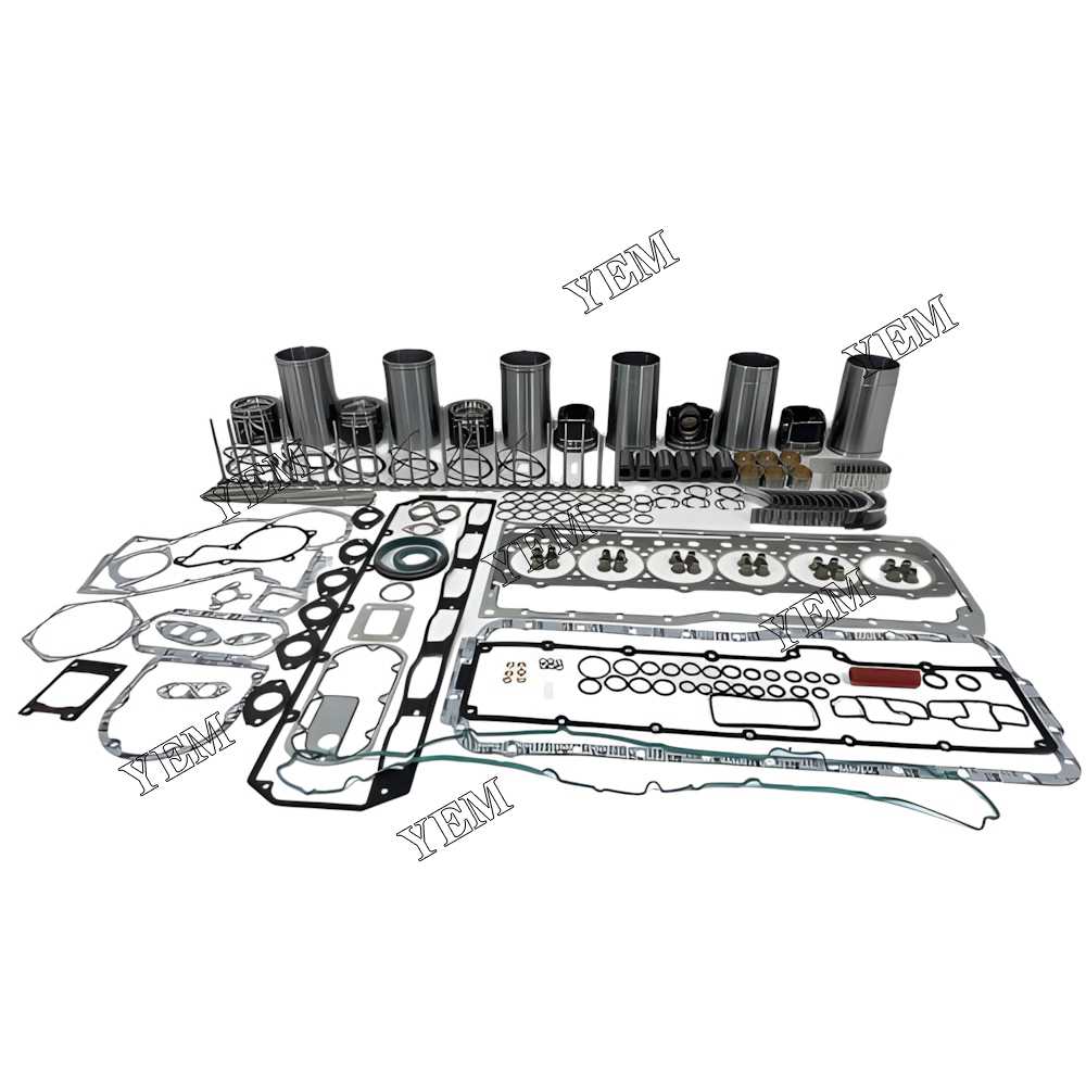YEM Parts Overhaul Rebuild Kit With Gasket Set Bearing-Valve Train For John Deere 6090