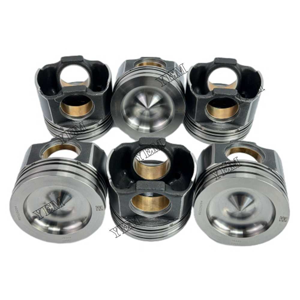 YEM Parts 6X RE529264 Piston std size 118.3mm For John Deere 6091 Engine For John Deere