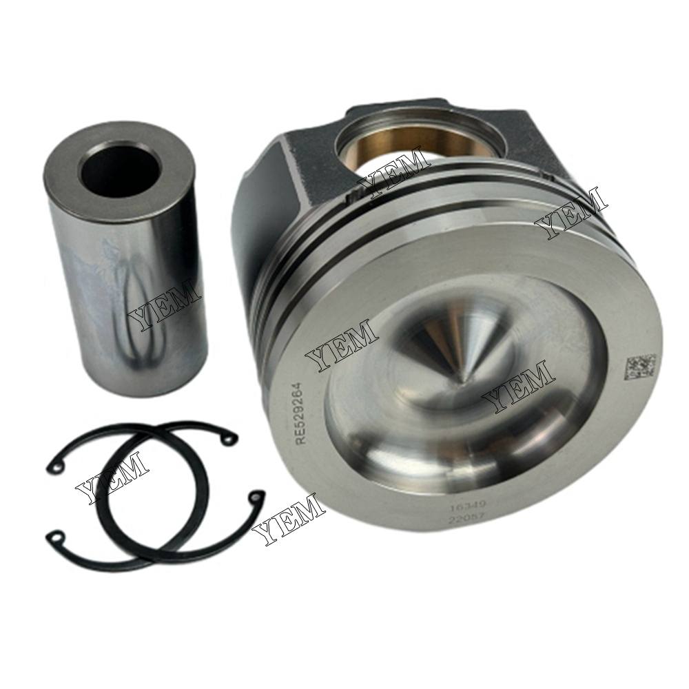 YEM Parts 6X RE529264 Piston std size 118.3mm For John Deere 6090 Engine For John Deere
