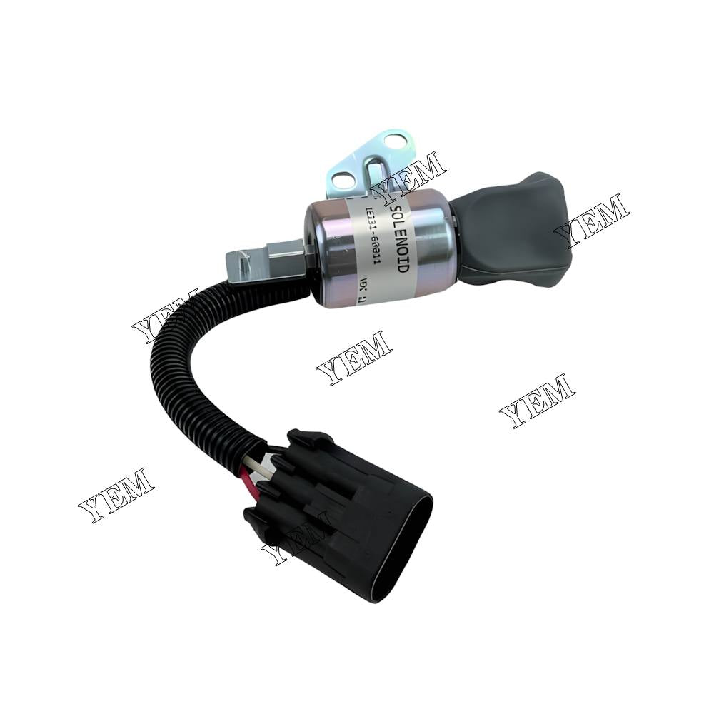 YEM Parts 1E231-60011 Solenoid Valve 12V For Kubota V2203 T430 B300B B300 Engine For Kubota