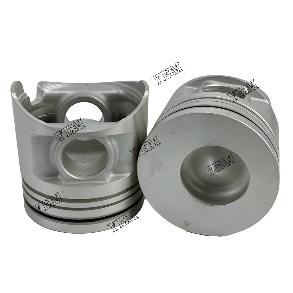 YEM Parts 6X ME072545 Piston STD 118mm For Mitsubishi 6D16 Hidromek HMK 300 LC excavator For Mitsubishi