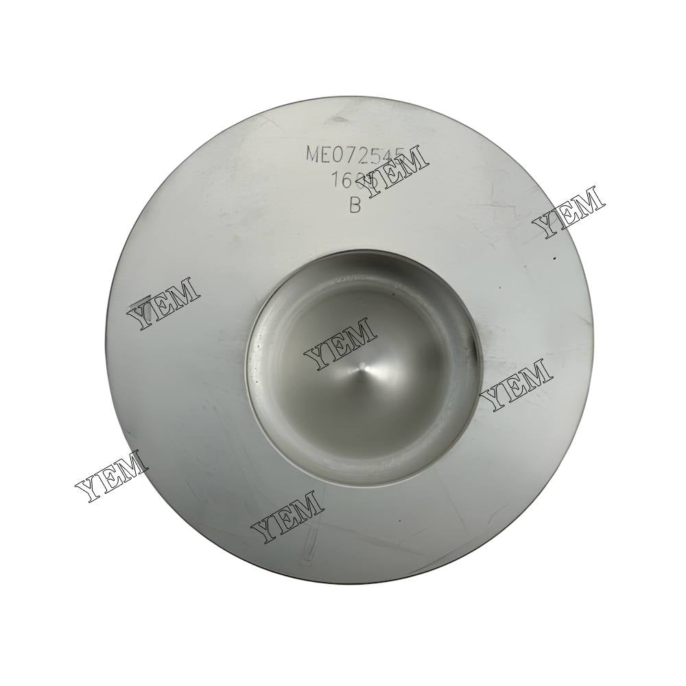 YEM Parts 6X ME072545 Piston STD 118mm For Mitsubishi 6D16 Hidromek HMK 300 LC excavator For Mitsubishi
