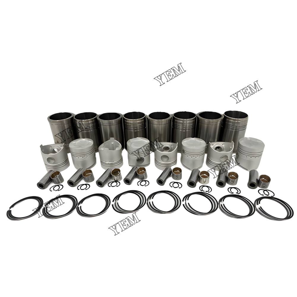 YEM Parts 8X Cylinder Liner Kit For Mitsubishi 8DC2 diesel engine spare parts For Mitsubishi