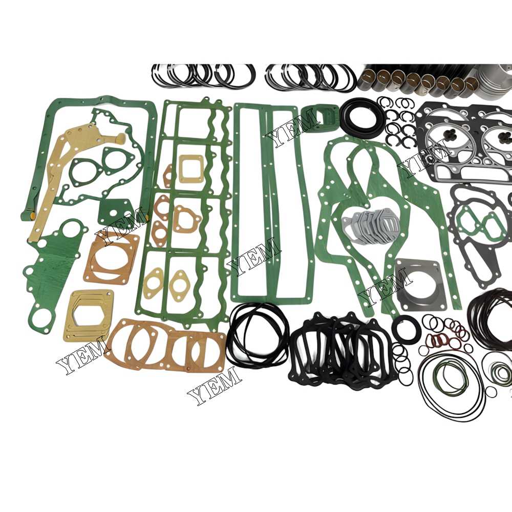 YEM Parts 8X Overhaul Kit With Gasket Set For Mitsubishi 8DC2 Engine For Mitsubishi