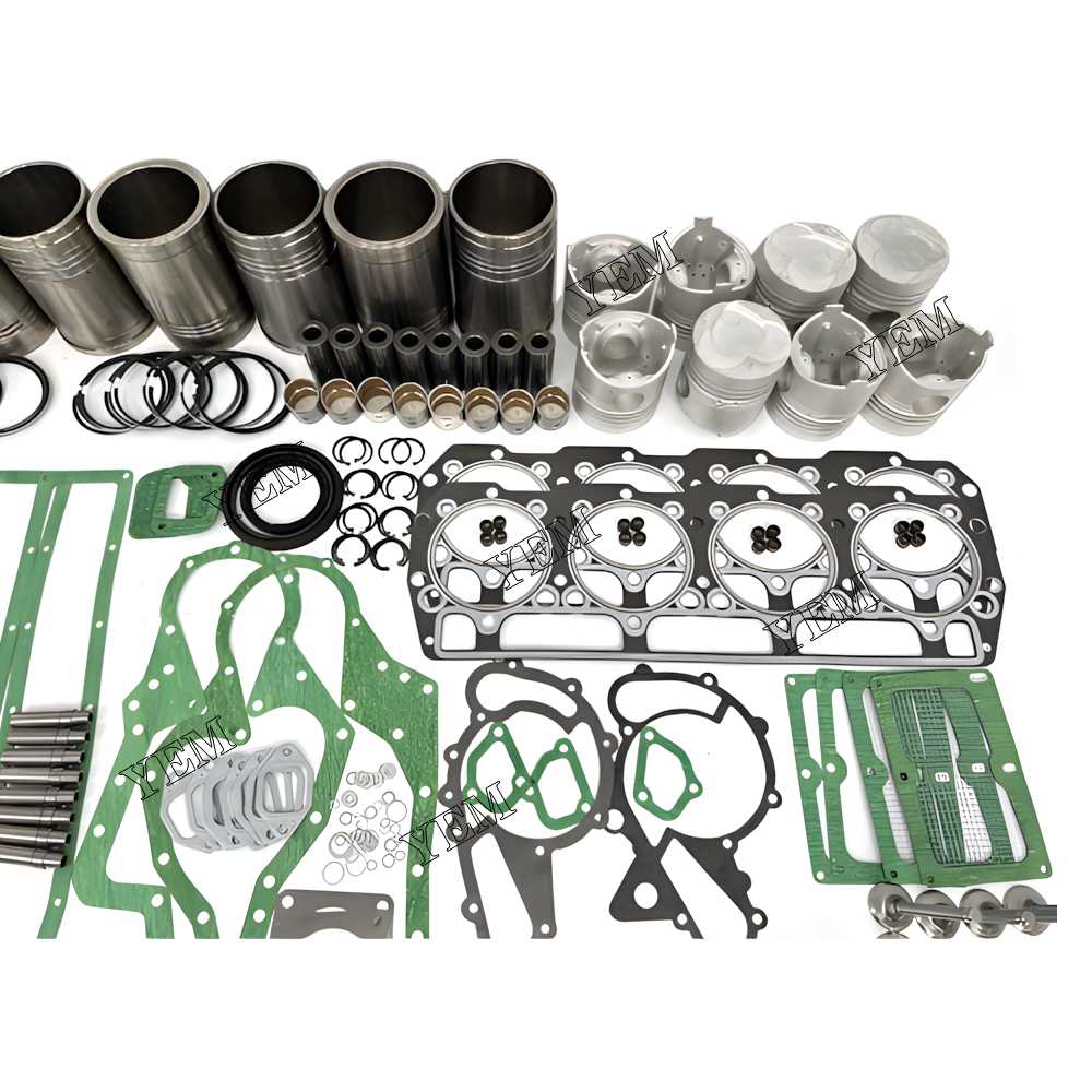 YEM Parts 8X Overhaul Rebuild Kit With Gasket Set Bearing For Mitsubishi 8DC2 Engine For Mitsubishi