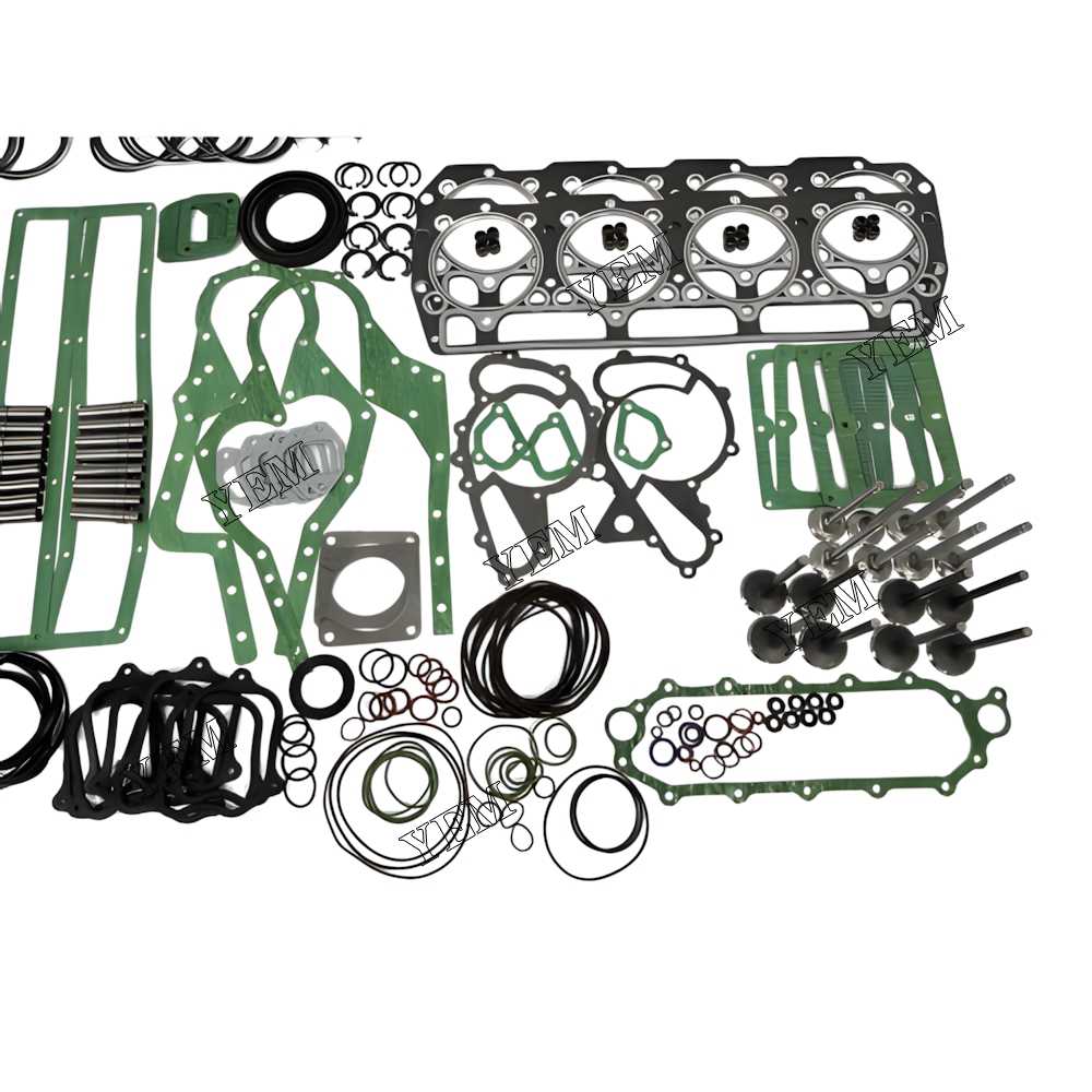 YEM Parts 8X Engine Overhaul Rebuild Kit With Gasket Bearing Valve For Mitsubishi 8DC2 For Mitsubishi
