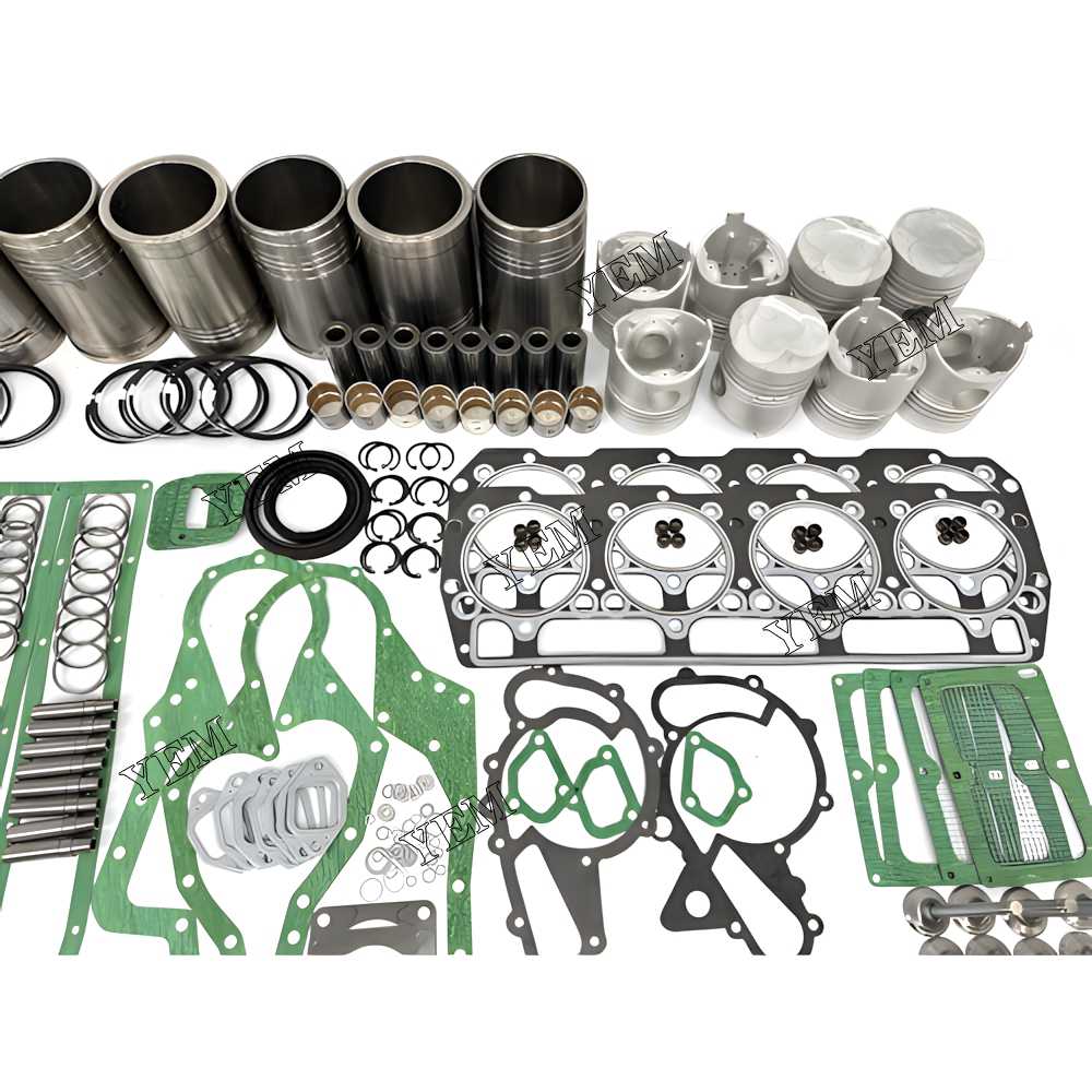 YEM Parts Overhaul Rebuild Kit With Gasket Set Bearing-Valve Train For Mitsubishi 8DC2 For Mitsubishi