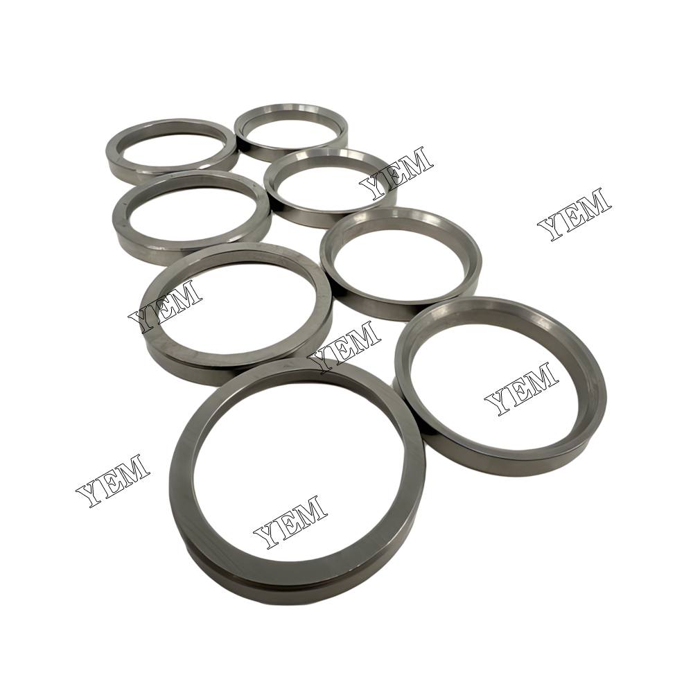 YEM Parts 8X Exhaust Valve Seat For Mitsubishi 8DC2 diesel engine spare parts For Mitsubishi