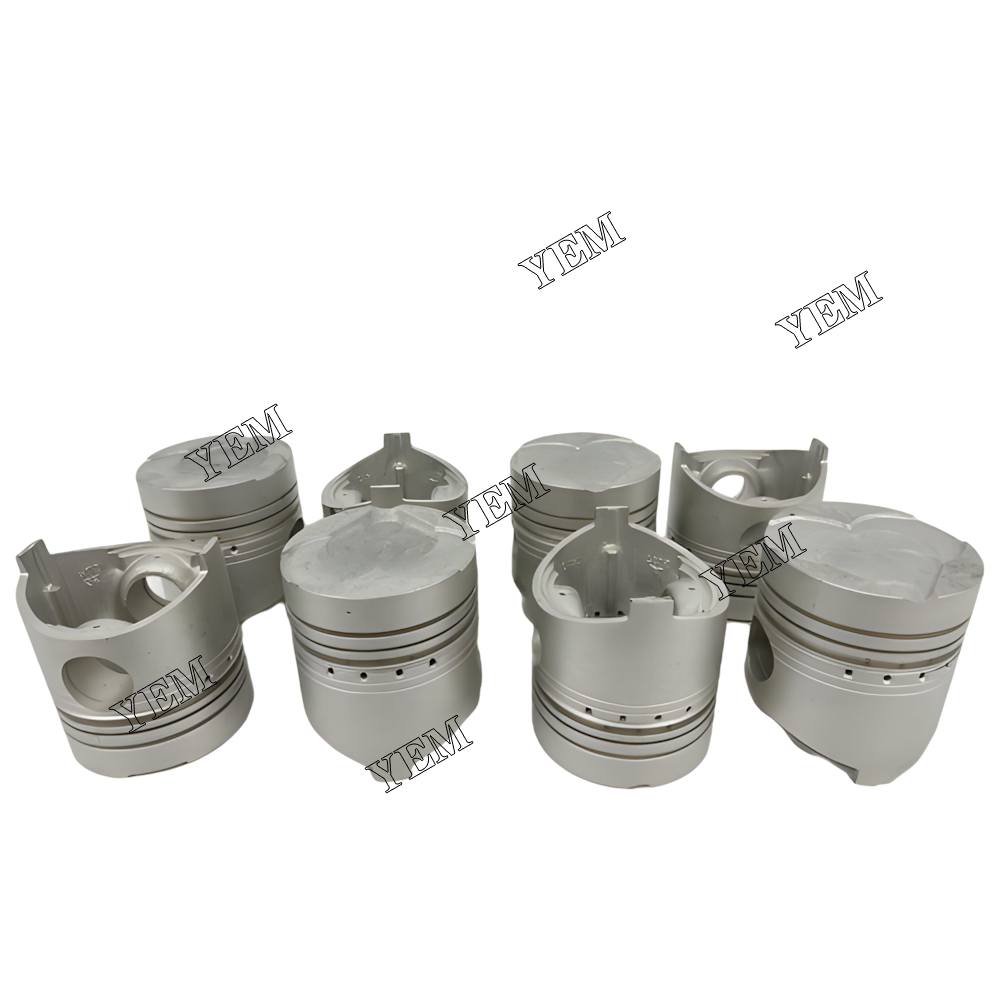 YEM Parts 8X Piston std size 130mm For Mitsubishi 8DC2 excavator diesel engine For Mitsubishi