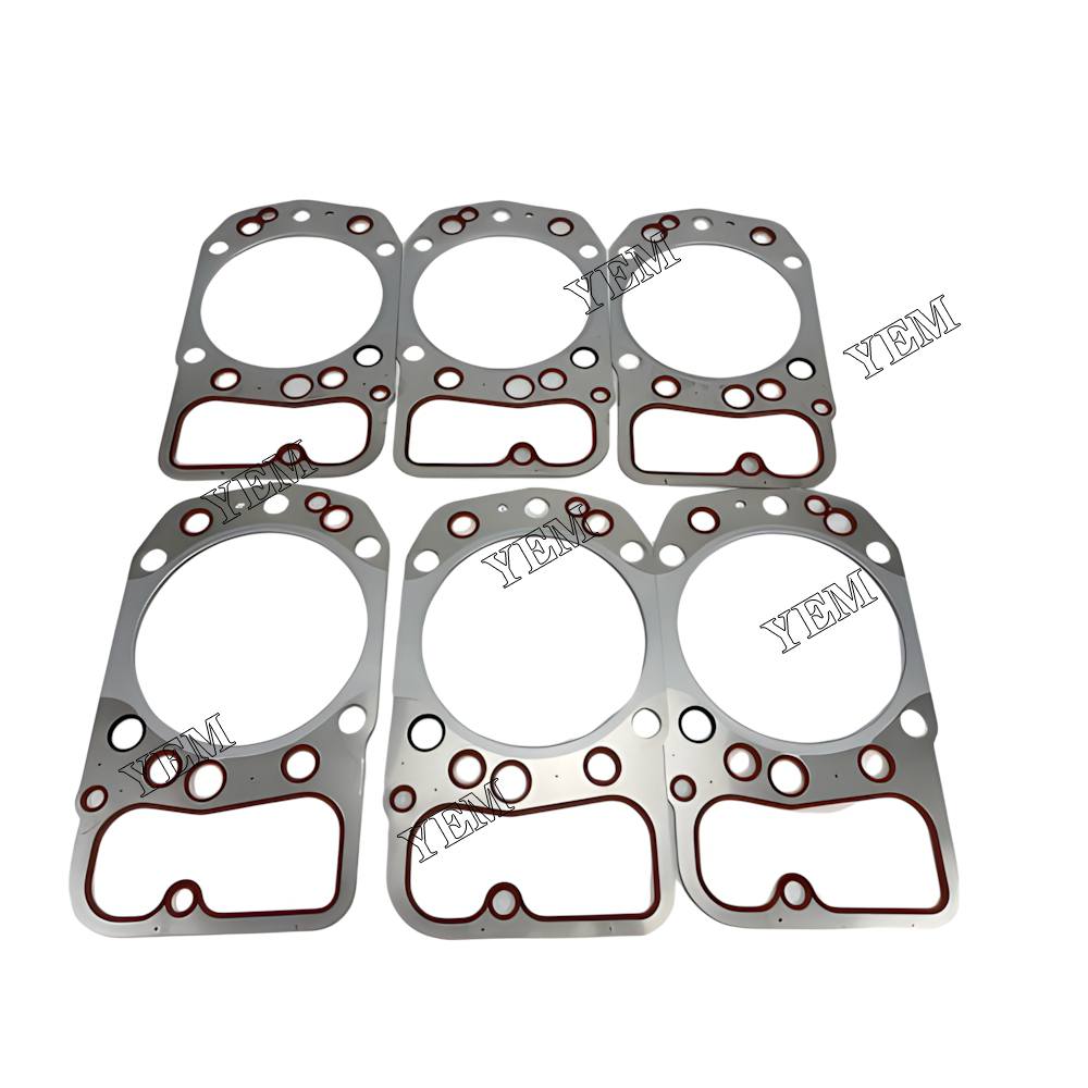 YEM Parts Head Gasket 168mm For Mitsubishi S6A industrial engine Engine