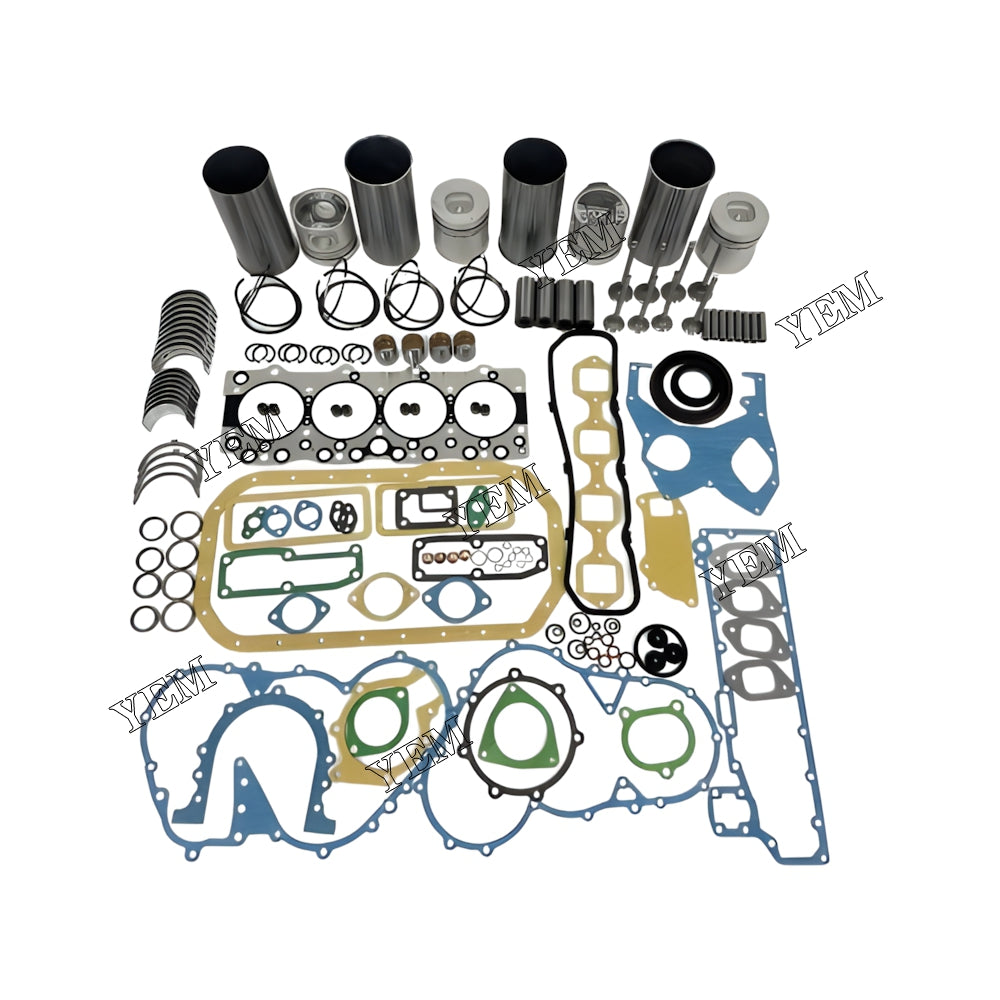 YEM Parts Overhaul Rebuild Kit With Gasket Set Bearing-Valve Train For Isuzu 4BC2 forklift For Isuzu