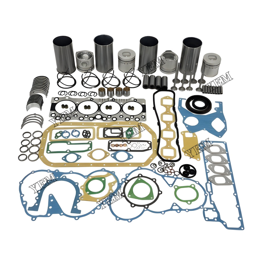 YEM Parts Overhaul Rebuild Kit With Gasket Set Bearing-Valve Train For Isuzu 4BC2 forklift For Isuzu