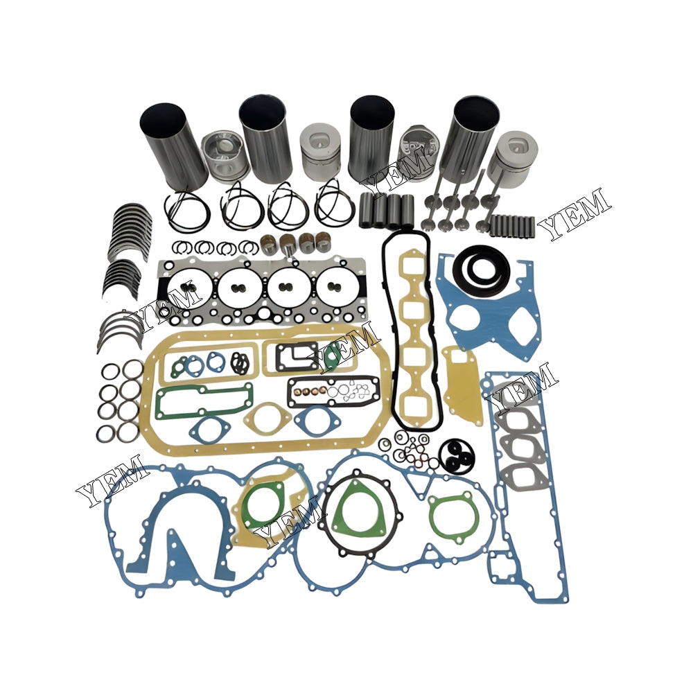 YEM Parts Overhaul Rebuild Kit With Gasket Set Bearing-Valve Train For Isuzu 4BC2 forklift For Isuzu