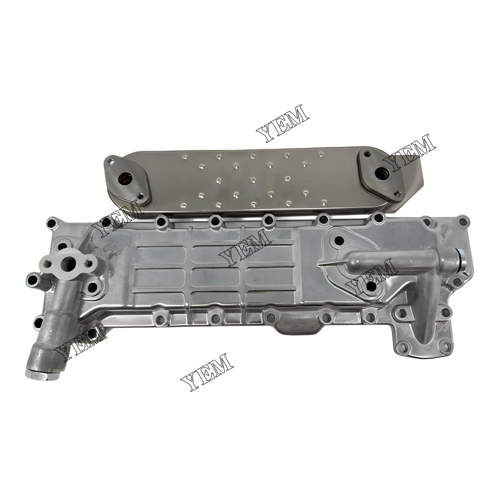 YEM Parts Oil Cooler Core + Side Cover For Isuzu 4BD1 Hitachi EX 9 excavator Engine