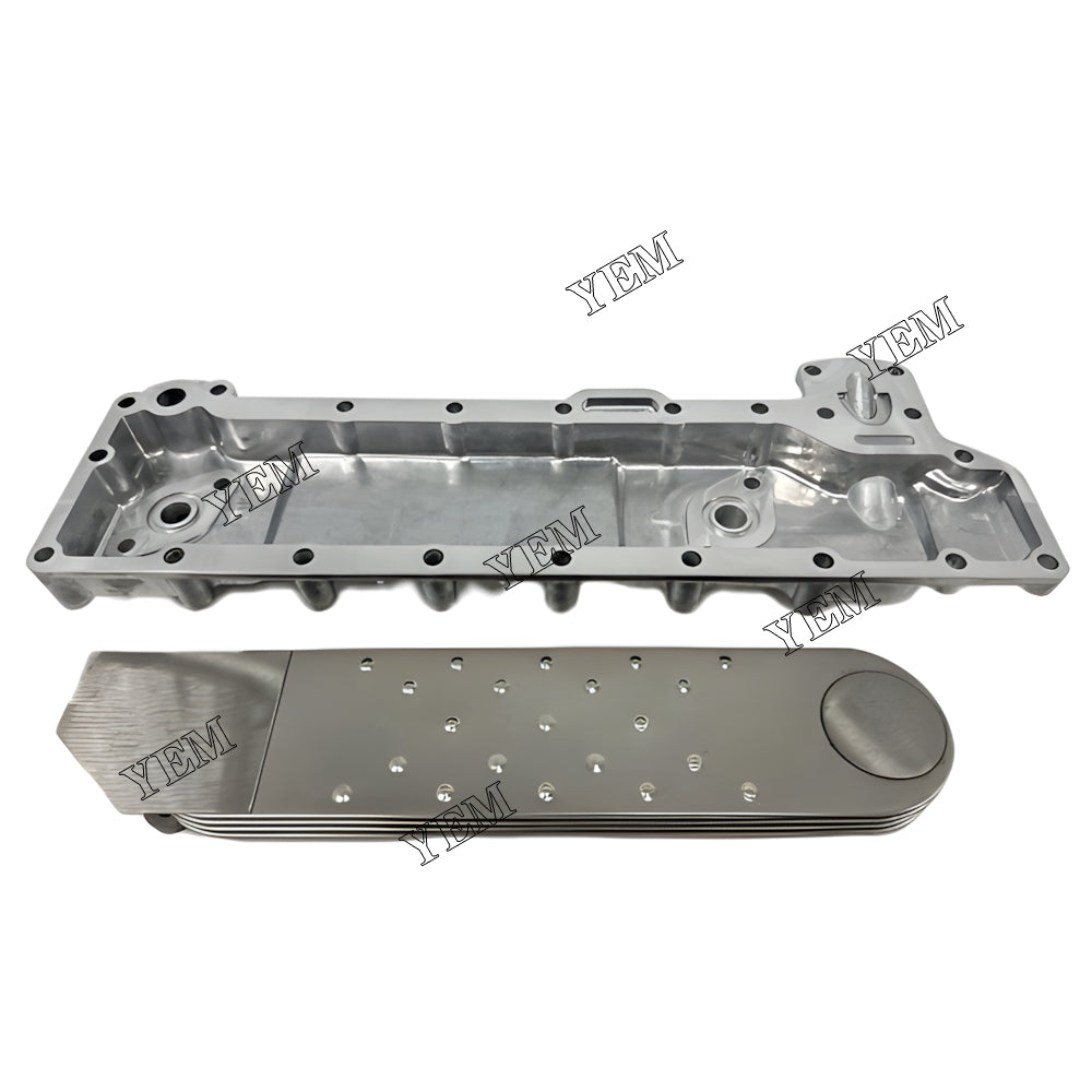 YEM Parts Oil Cooler Core + Side Cover For Isuzu 4BG1 heavy truck Engine For Isuzu