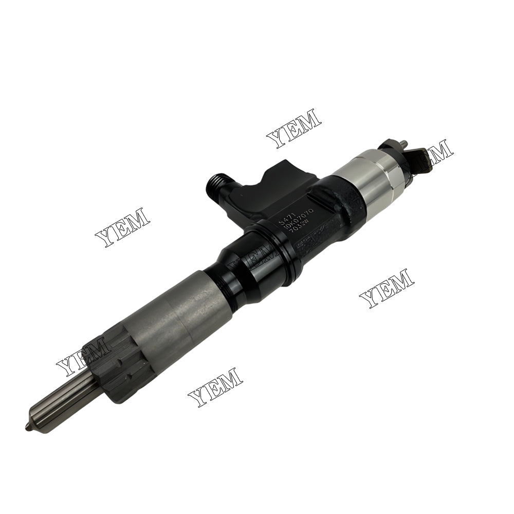 YEM Parts 4X 095000-5471 Fuel Injector For Isuzu 4HK1 Sany SY155W excavator Engine