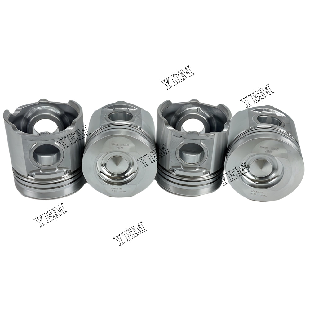 YEM Parts 4X Piston std size 102mm For Deutz F4L914 diesel engine spare parts For Deutz