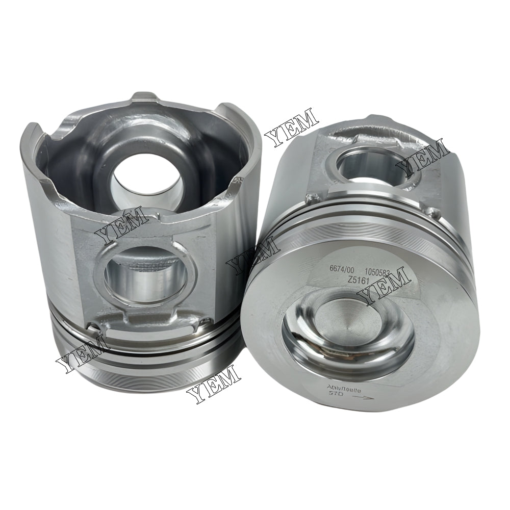 YEM Parts 4X Piston std size 102mm For Deutz F4L914 diesel engine spare parts For Deutz