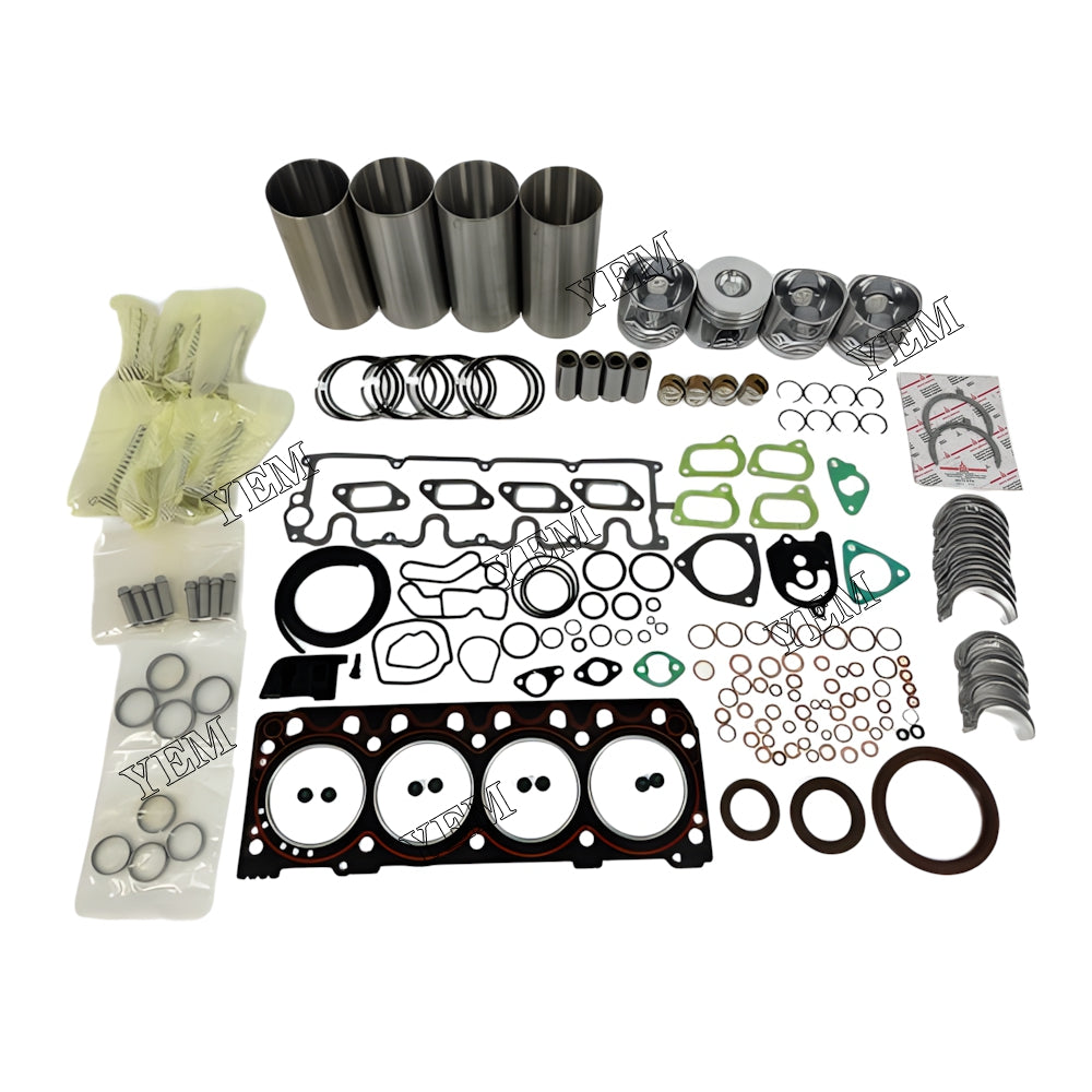 YEM Parts 4X Overhaul Rebuild Kit With Gasket Set Bearing-Valve Train For Deutz TD2011L04 For Deutz