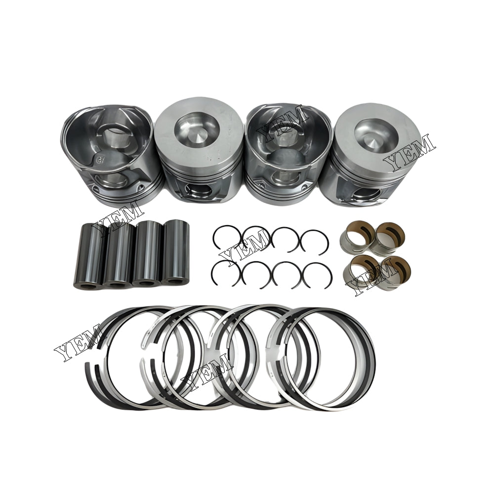 YEM Parts 4X 4300321 Piston With Rings For Deutz TD2011L04 Engine For Deutz