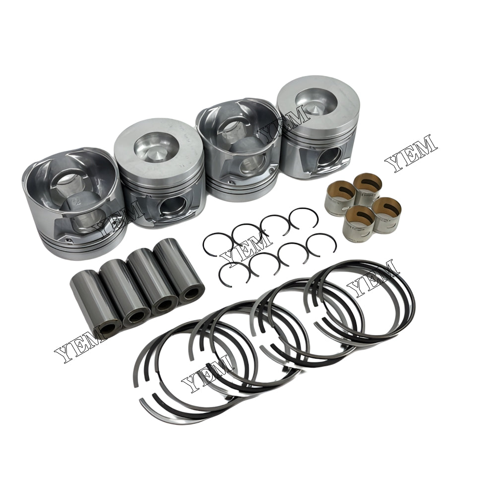 YEM Parts 4X 4300321 Piston With Rings For Deutz TD2011L04 Engine For Deutz