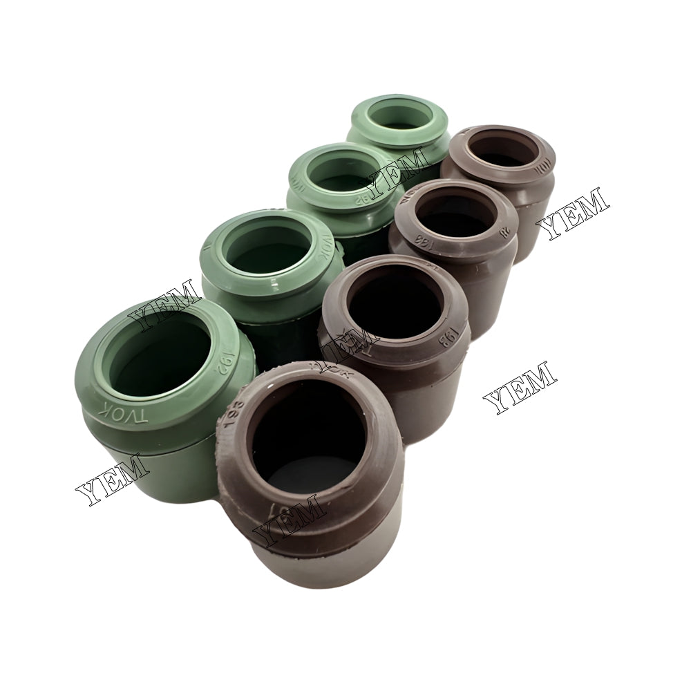 YEM Parts 8X Valve Oil Seal For Perkins 1004 diesel engine spare parts For Perkins