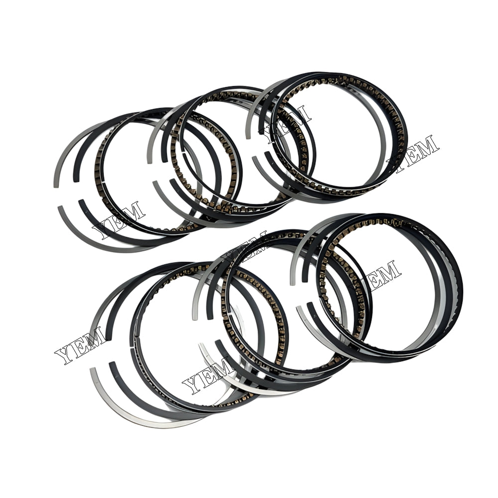 YEM Parts 6X 13011-46040 Piston Rings Set 86mm For Toyota 2JZ Engine For Toyota