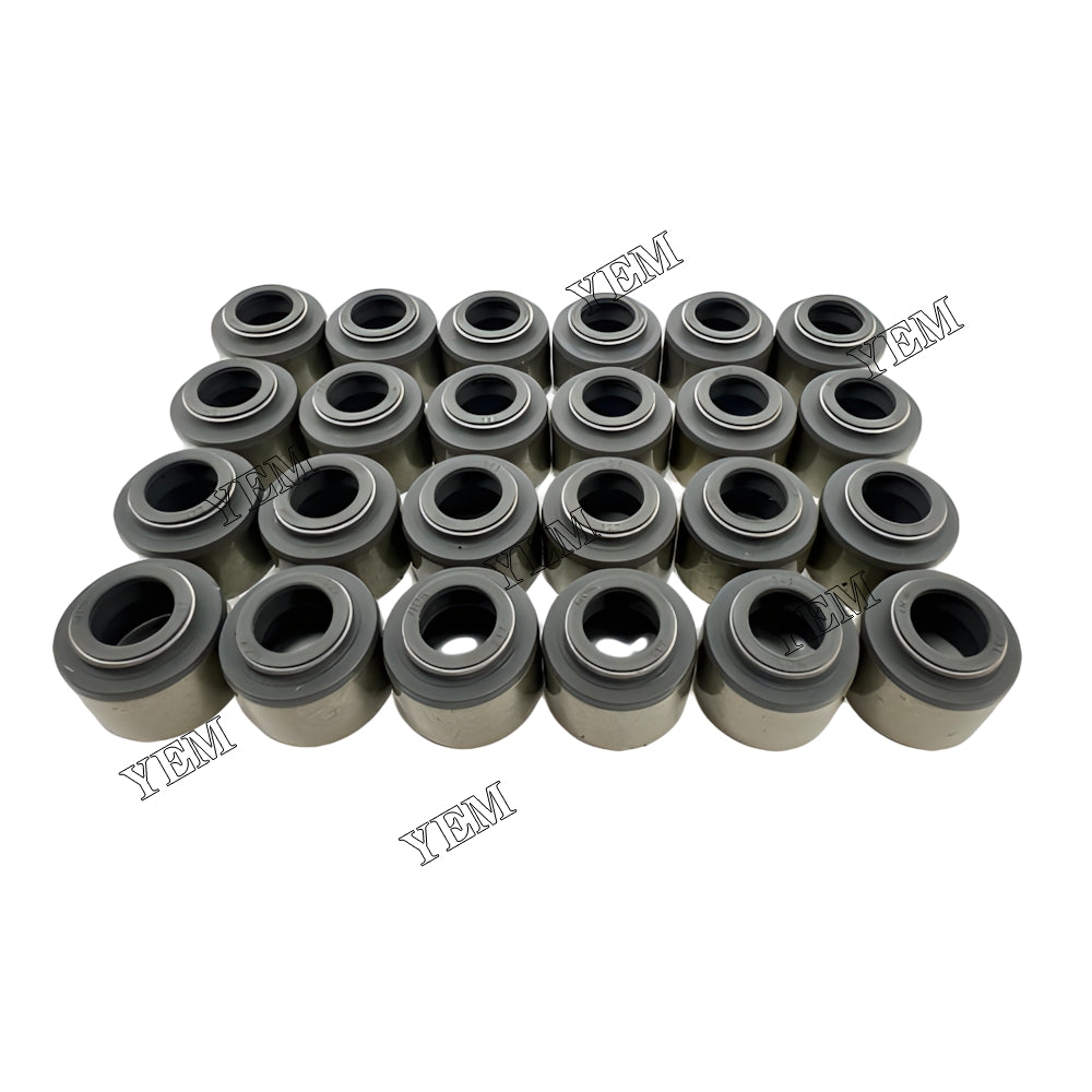 YEM Parts 24X Valve Oil Seal For Komatsu 6D170 mobile reclaimer Engine