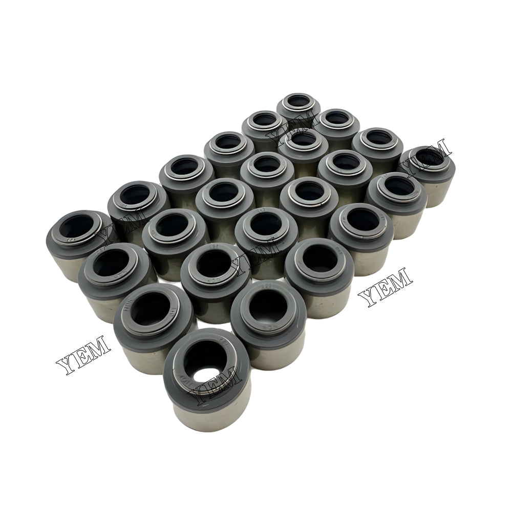 YEM Parts 24X Valve Oil Seal For Komatsu 6D170 mobile reclaimer Engine For Komatsu