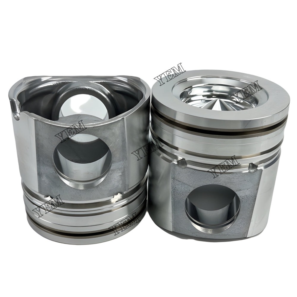 YEM Parts 6X 4089950 4897512 Piston std size 102mm For Cummins ISB215 Engine For Cummins