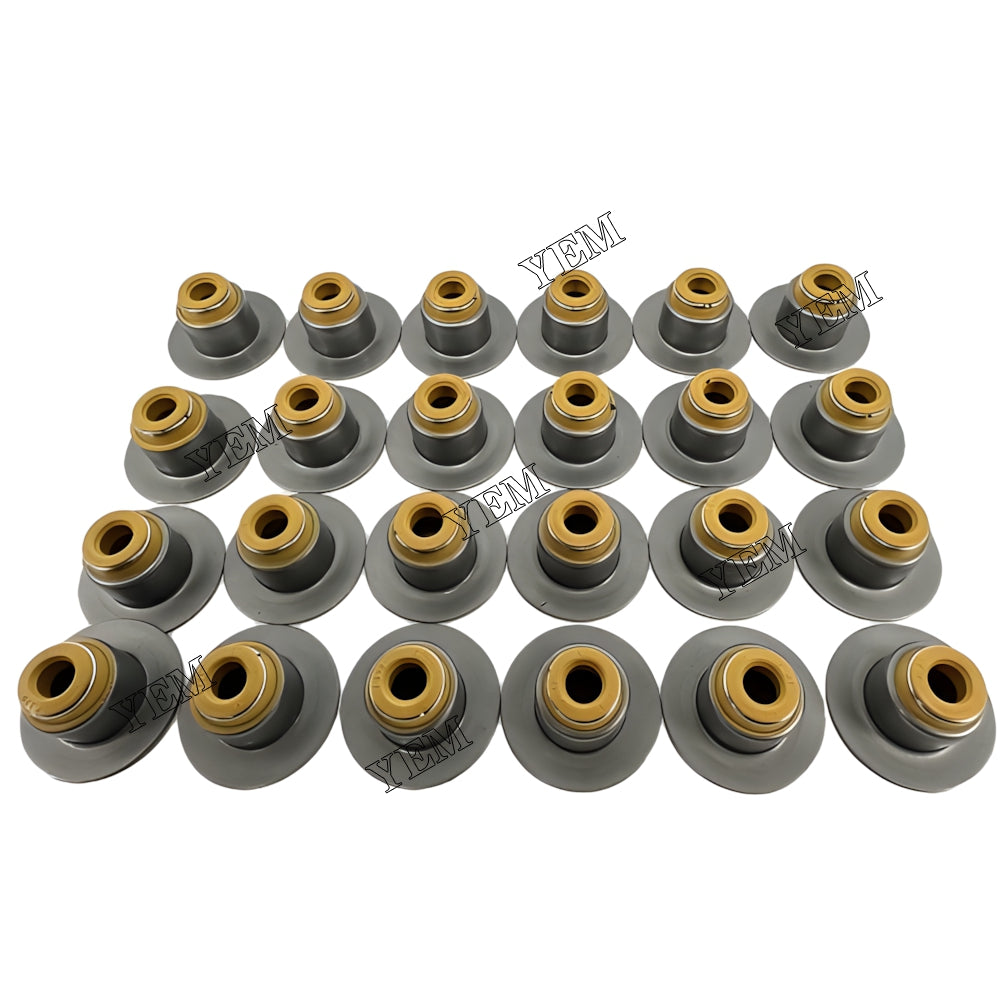 YEM Parts 24X Valve Oil Seal For Cummins QSB5.9 Linde H 160/1200 D Blade forklift Engine