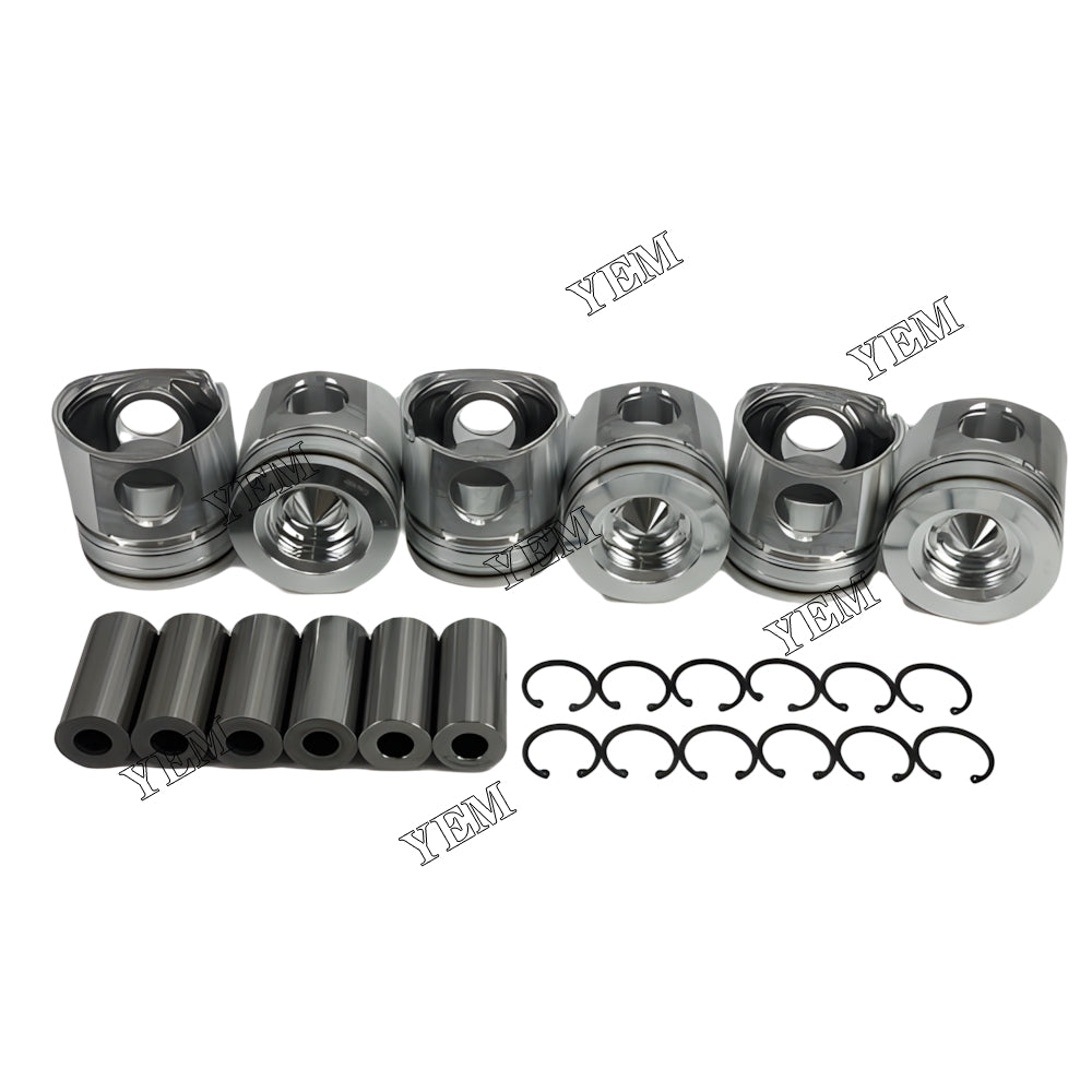 YEM Parts For Cummins KIT ENGINE PISTON 4025011 ISF3.8 B4.5s QSB5.9-44 G5.9 For Cummins