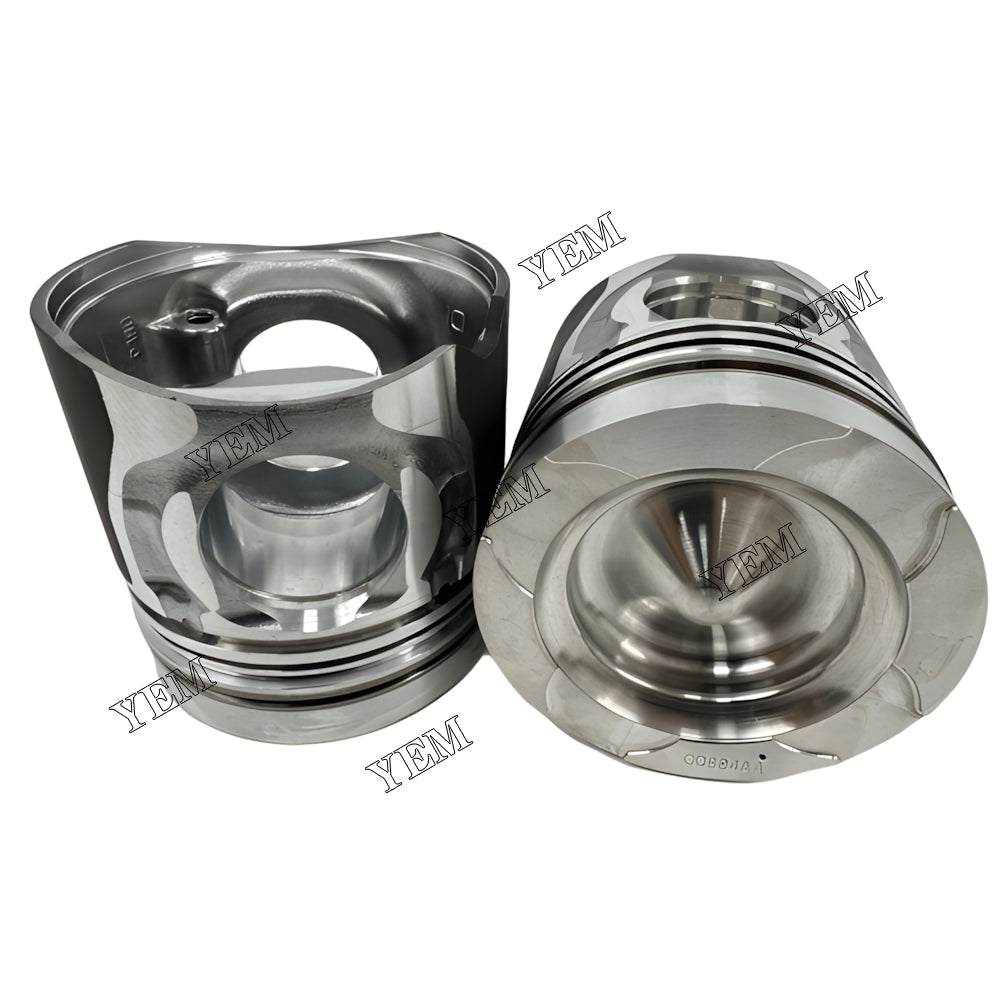 YEM Parts 6X 00884AA Piston std size 100mm For Doosan DL06 DX 140 W excavator Engine For Doosan