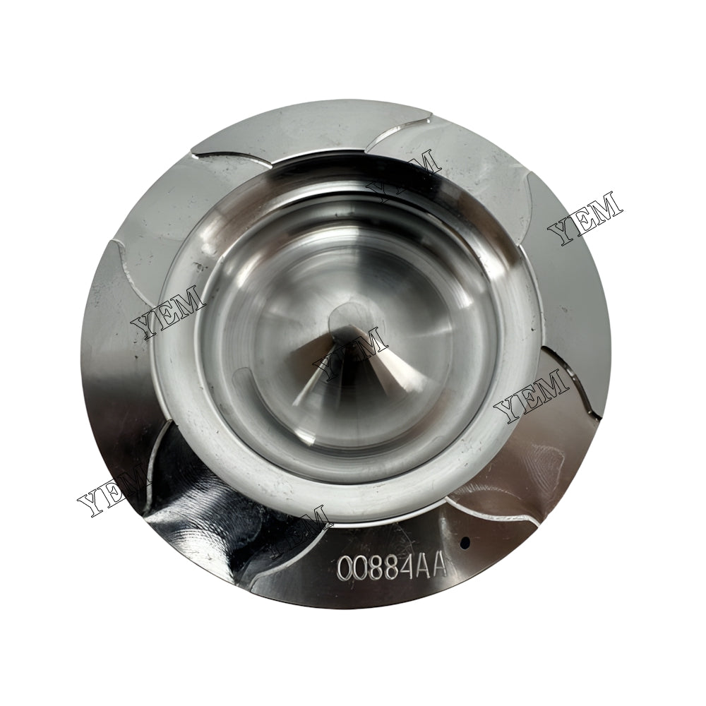 YEM Parts 6X 00884AA Piston std size 100mm For Doosan DL06 DX 140 W excavator Engine For Doosan