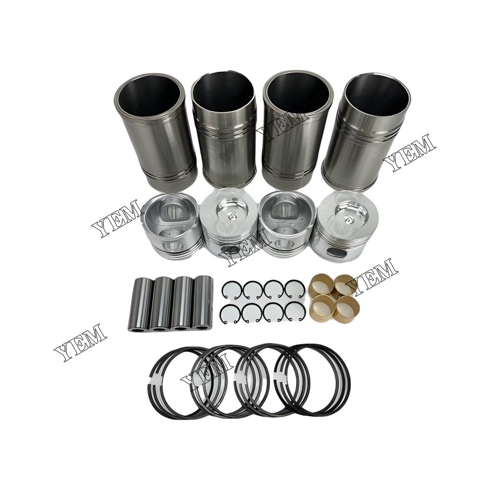 YEM Parts 4X Cylinder Liner Kit For YUNNEI YN38GBZ diesel engine spare parts