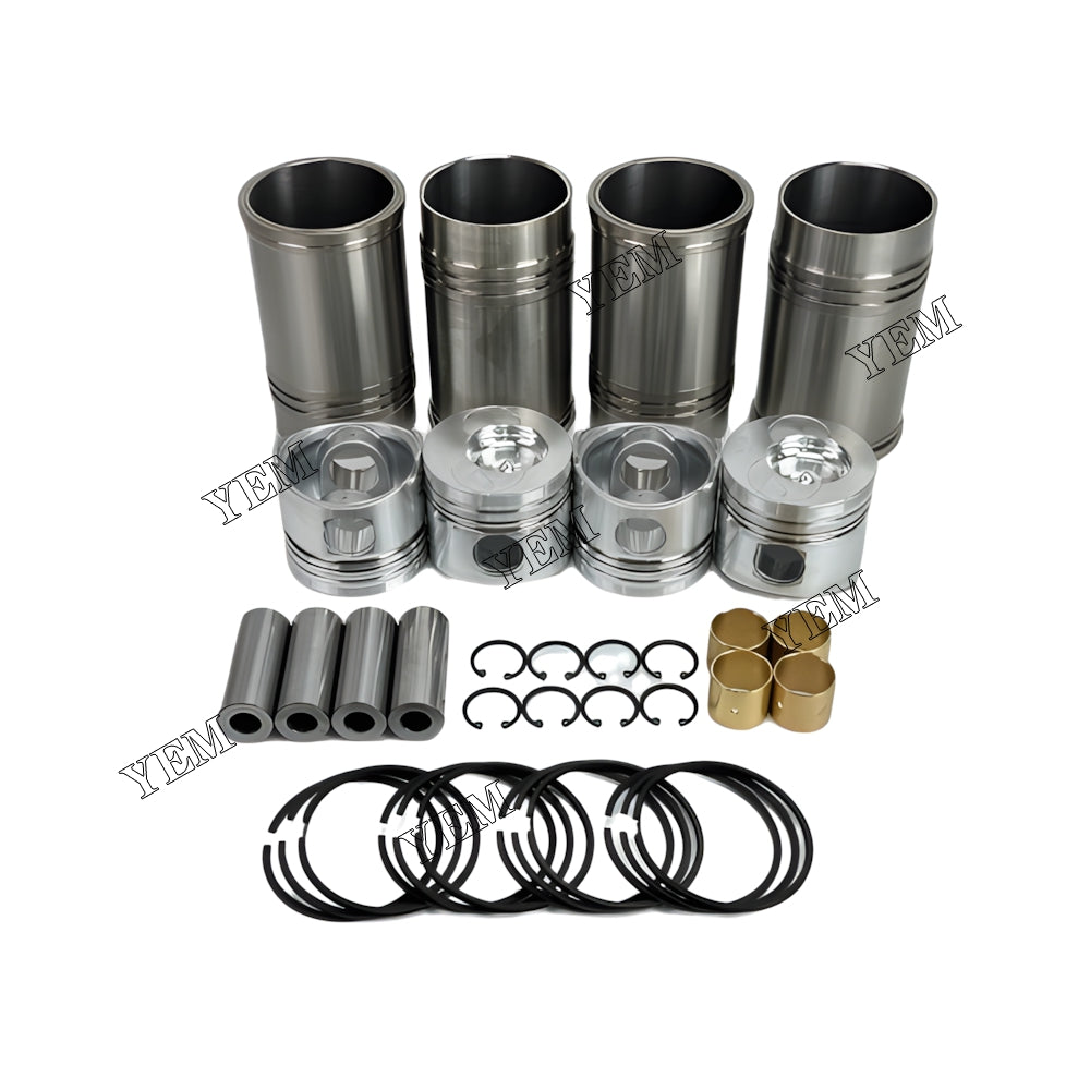 YEM Parts 4X Cylinder Liner Kit For YUNNEI YN38GBZ diesel engine spare parts For YUNNEI