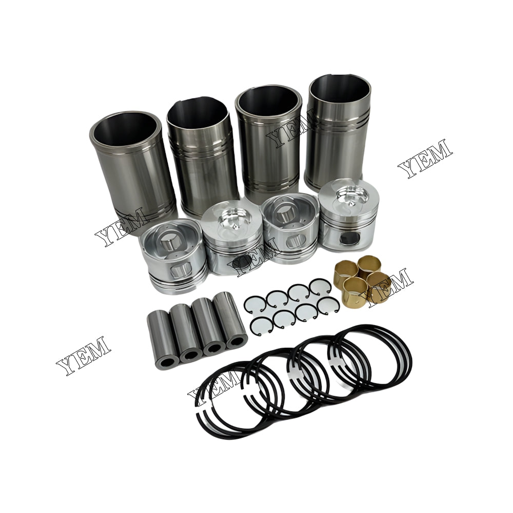 YEM Parts 4X Cylinder Liner Kit For YUNNEI YN38GBZ diesel engine spare parts For YUNNEI