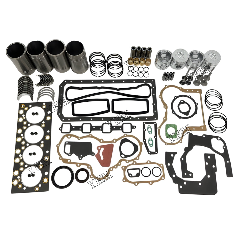 YEM Parts 4X Engine Overhaul Rebuild Kit With Gasket Bearing Valve Set For YUNNEI YN38GBZ