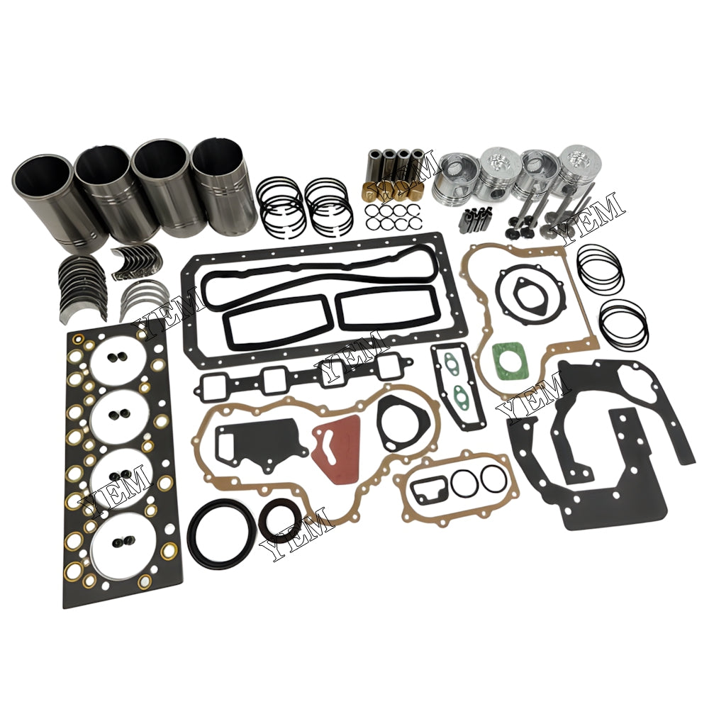 YEM Parts 4X Engine Overhaul Rebuild Kit With Gasket Bearing Valve Set For YUNNEI YN38GBZ For YUNNEI