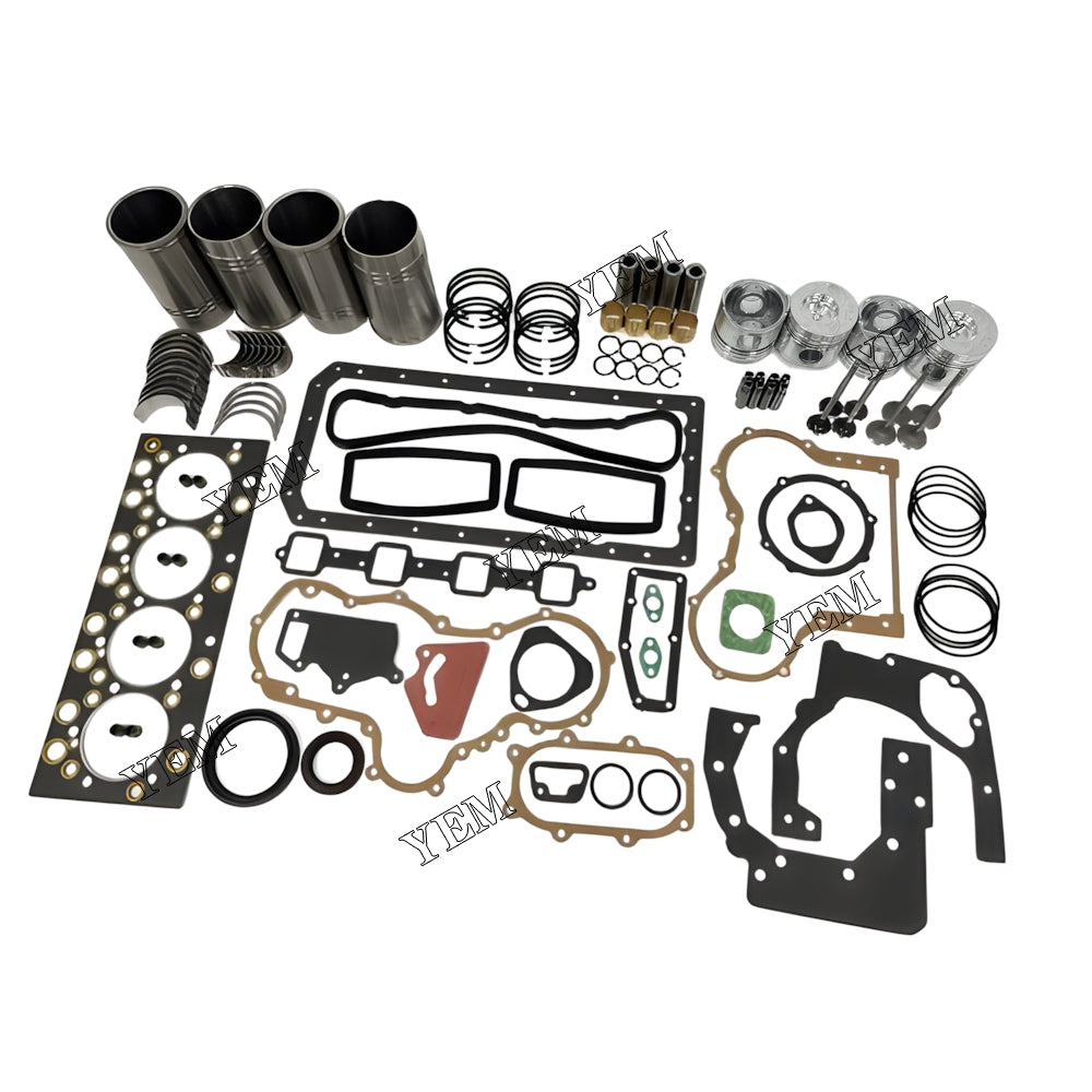 YEM Parts 4X Engine Overhaul Rebuild Kit With Gasket Bearing Valve Set For YUNNEI YN38GBZ For YUNNEI