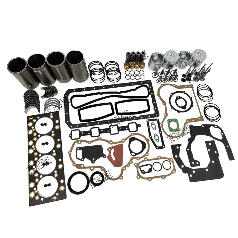 YEM Parts 4X Overhaul Rebuild Kit With Gasket Set Bearing-Valve Train For YUNNEI YN38GBZ For YUNNEI