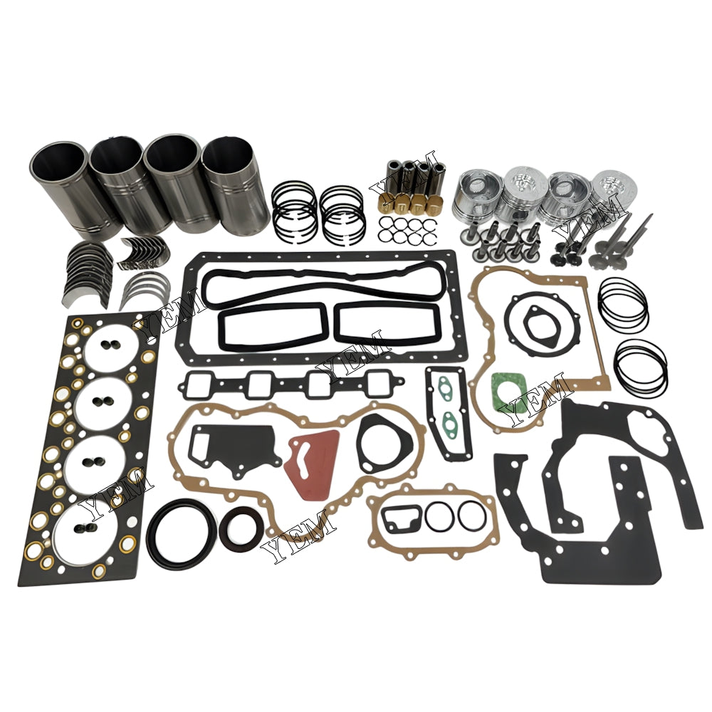 YEM Parts 4X Overhaul Rebuild Kit With Gasket Set Bearing-Valve Train For YUNNEI YN38GBZ For YUNNEI