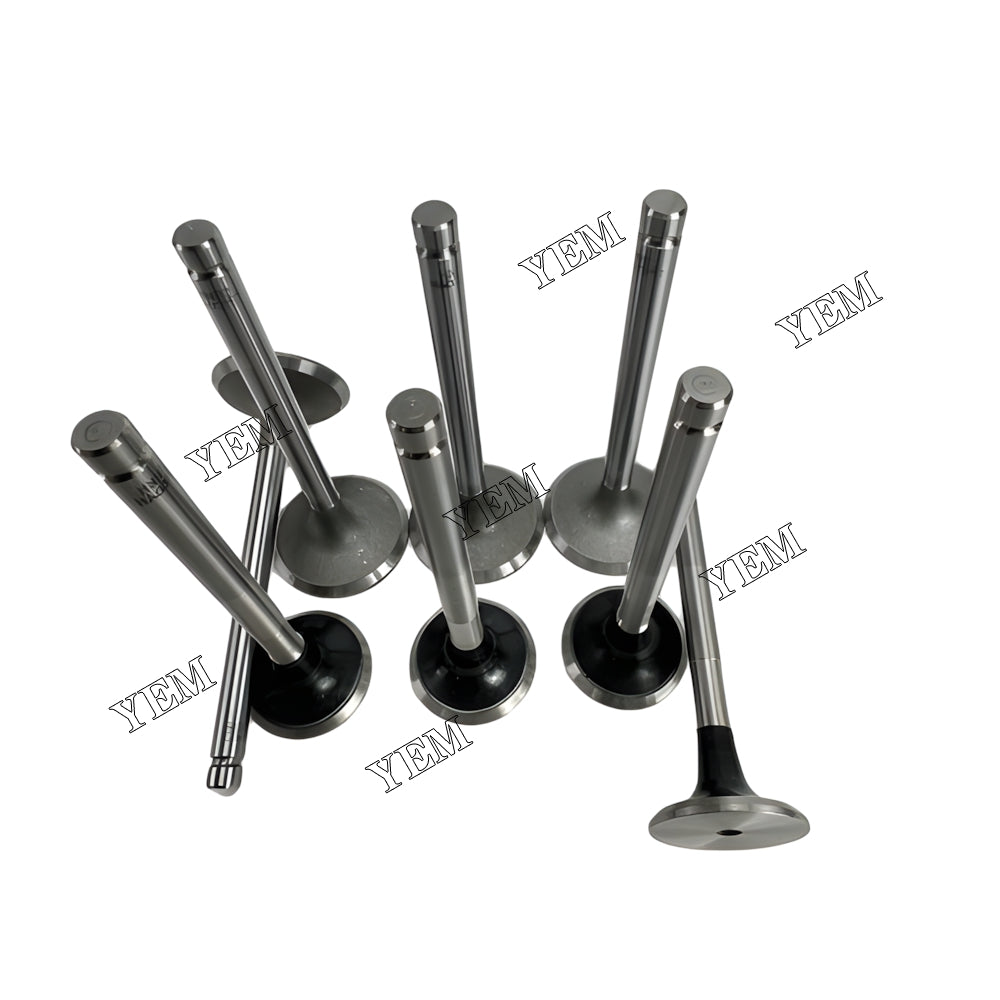 YEM Parts 4X Intake Valve & Exhaust Valve For YUNNEI YN38GBZ Engine For YUNNEI