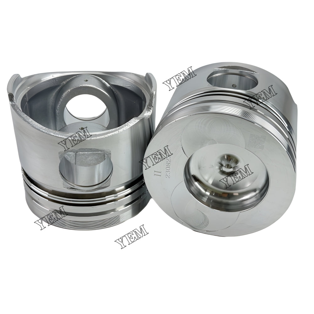 YEM Parts 4X Piston std size 102mm For YUNNEI YN38GBZ excavator diesel engine For YUNNEI