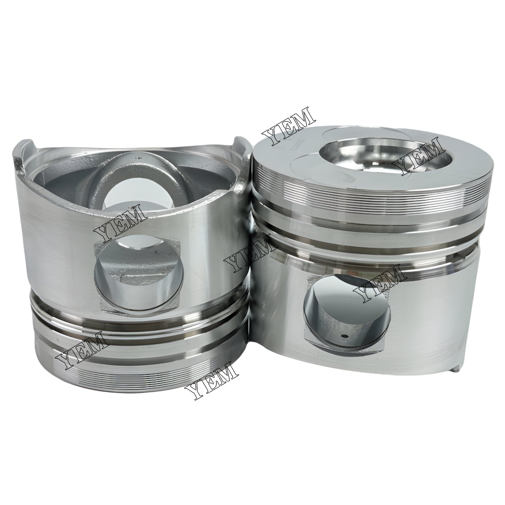 YEM Parts 4X Piston std size 102mm For YUNNEI YN38GBZ excavator diesel engine For YUNNEI