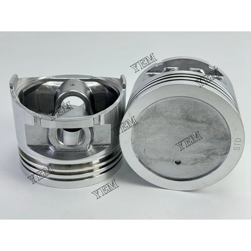 YEM Parts 4X 12010-50K00 Piston std size 87.2mm For Nissan H20 TCM FG25N5T forklift Engine For Nissan
